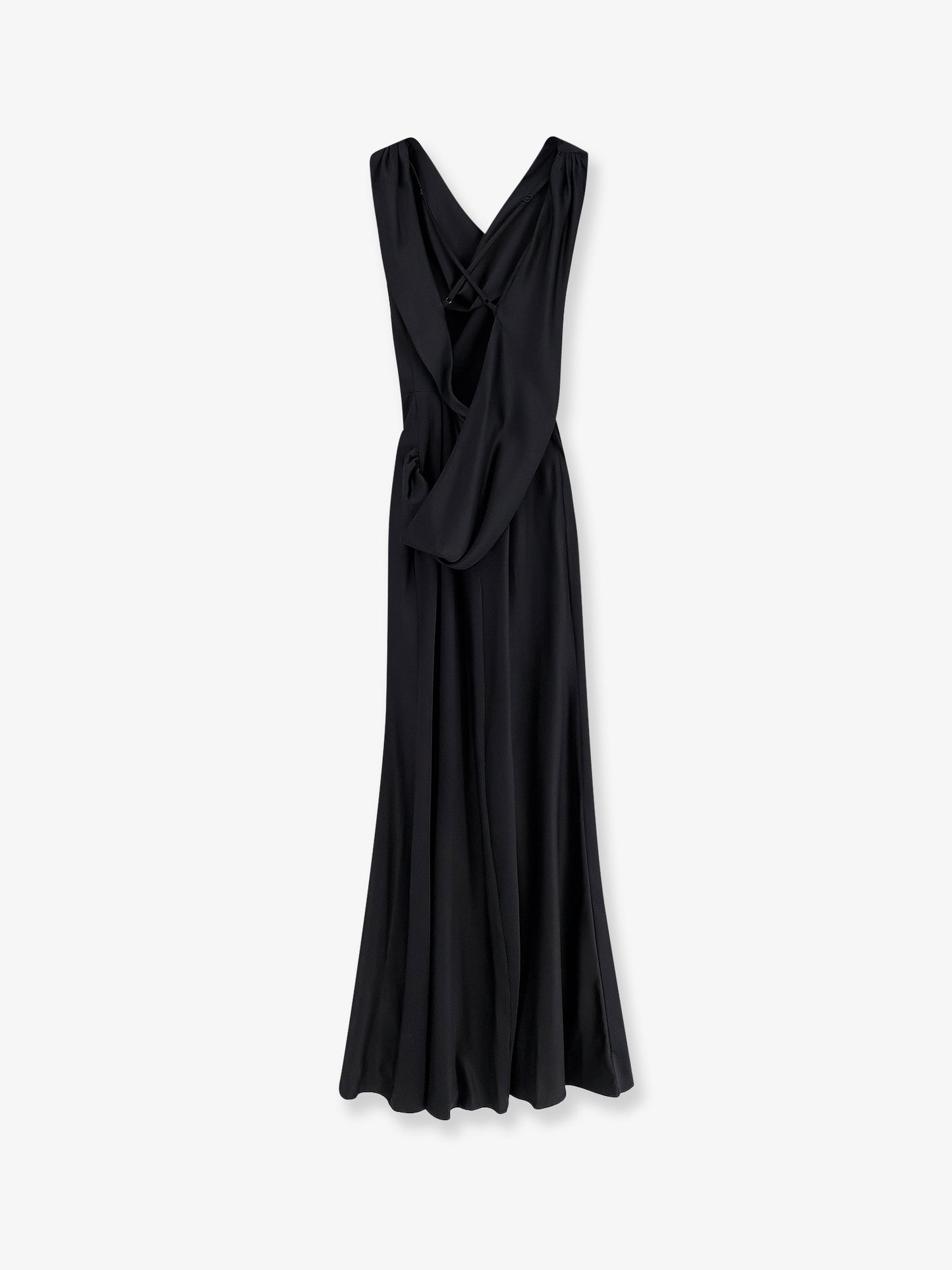 Satin long dress