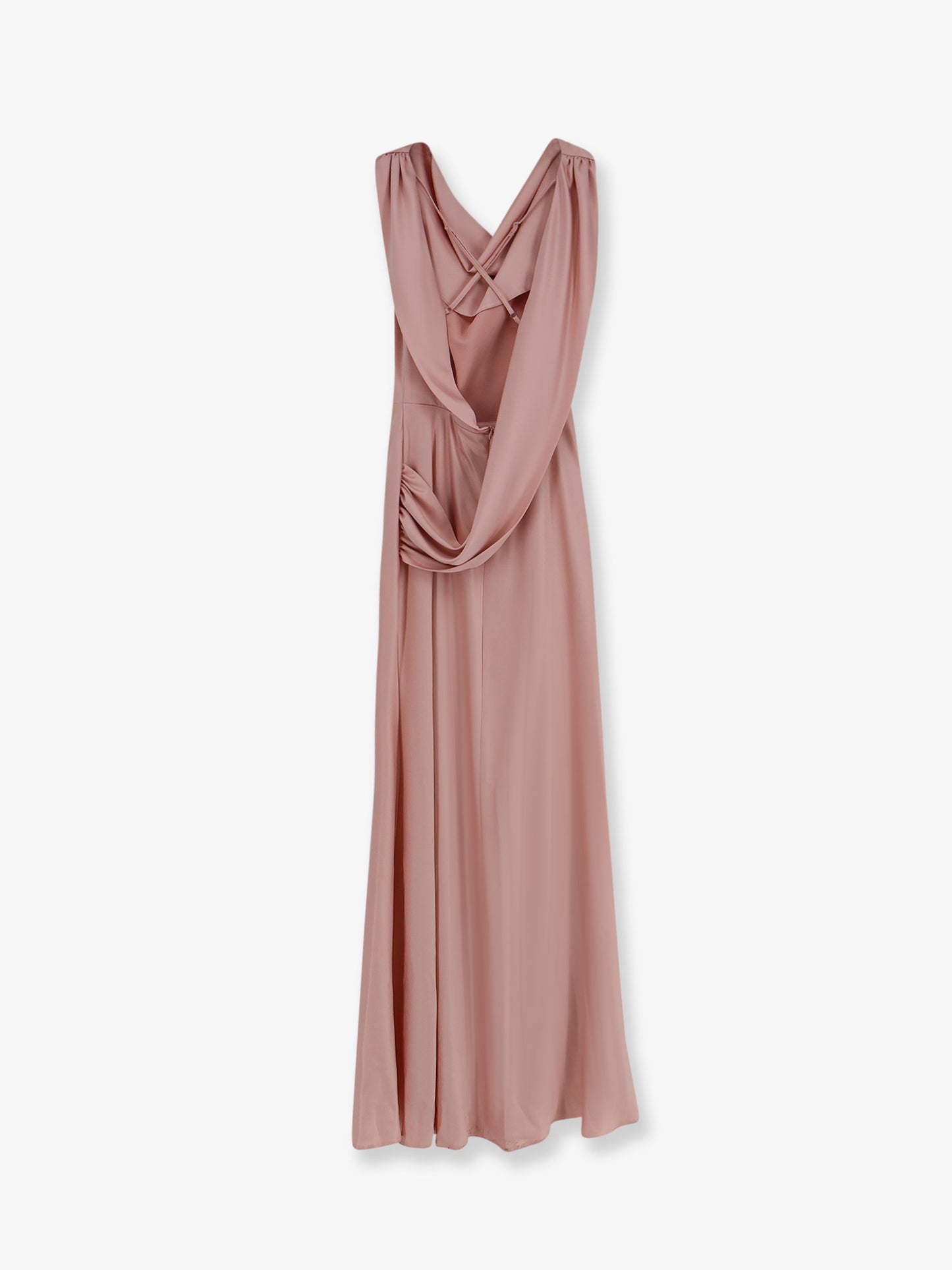 Satin long dress