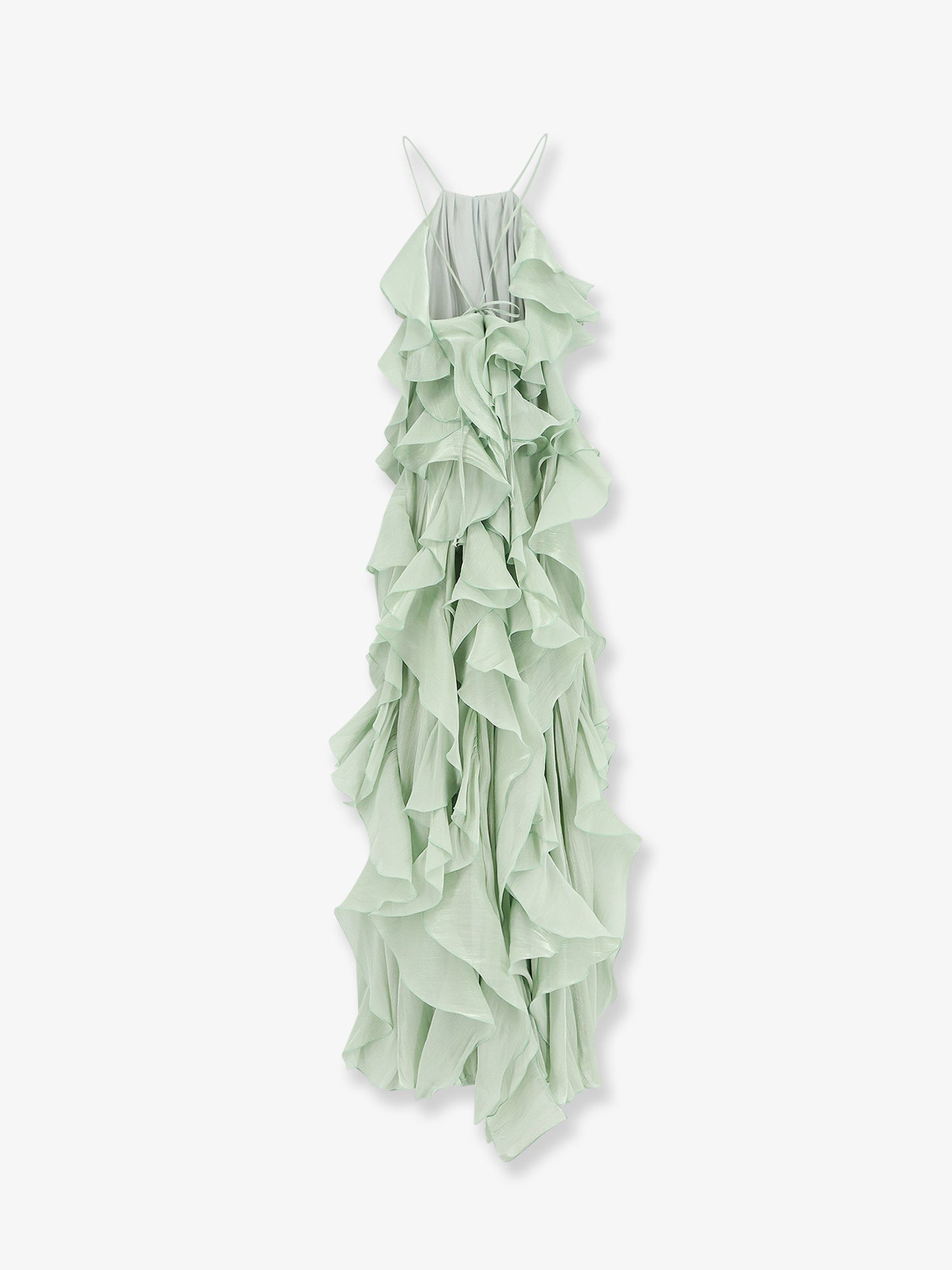Long dress with ruffles