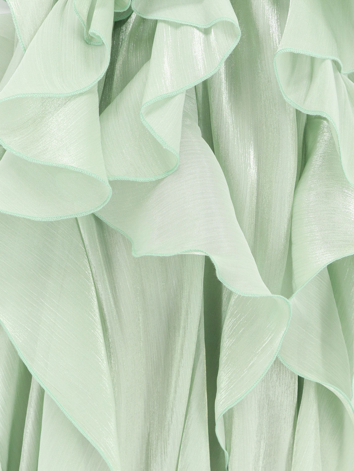 Long dress with ruffles