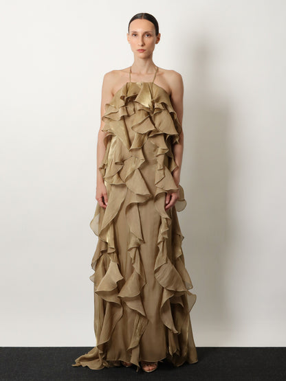 Long dress with ruffles thumbnail
