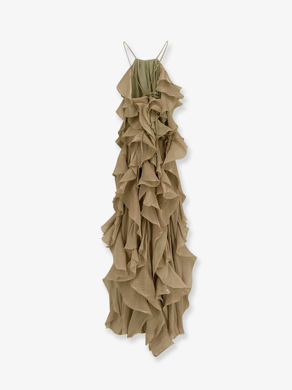 Long dress with ruffles thumbnail