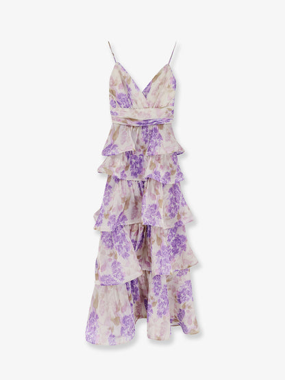 Ruffled long dress thumbnail