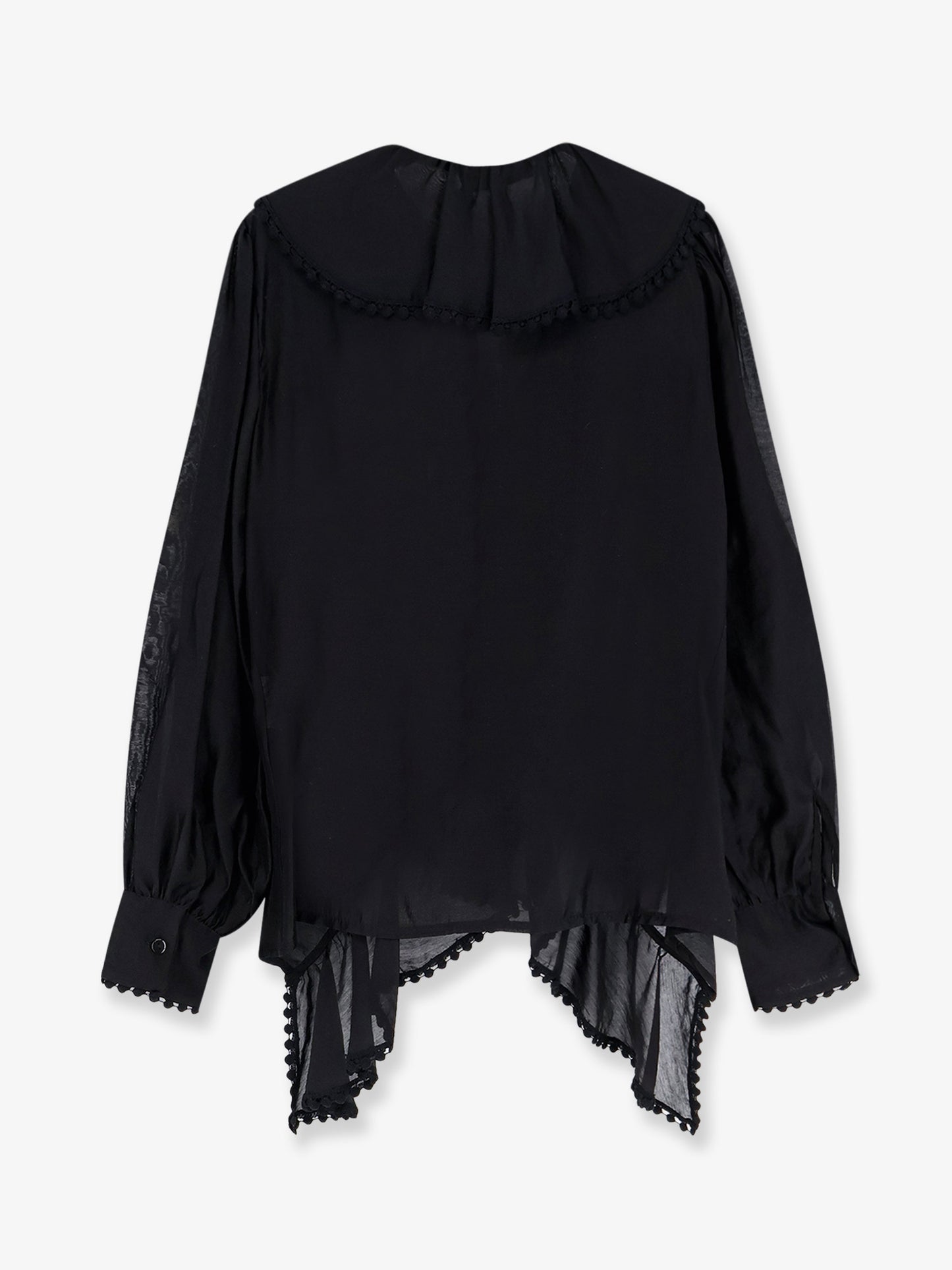 Shirt with rouches