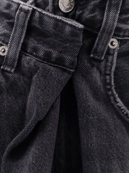 Vana Fold Jean regenerative black denim trousers thumbnail