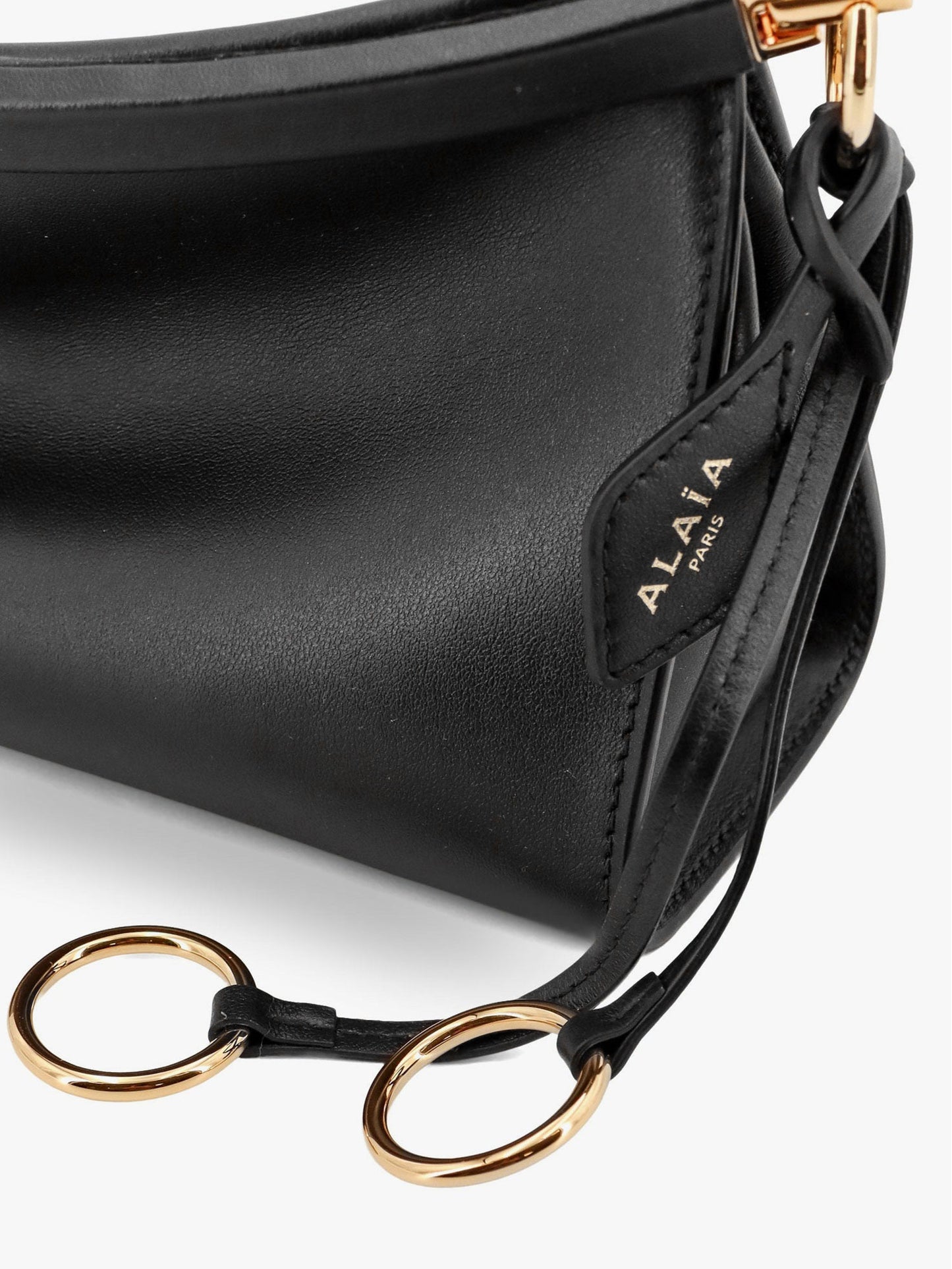 Le Click East West Small leather crossbody bag