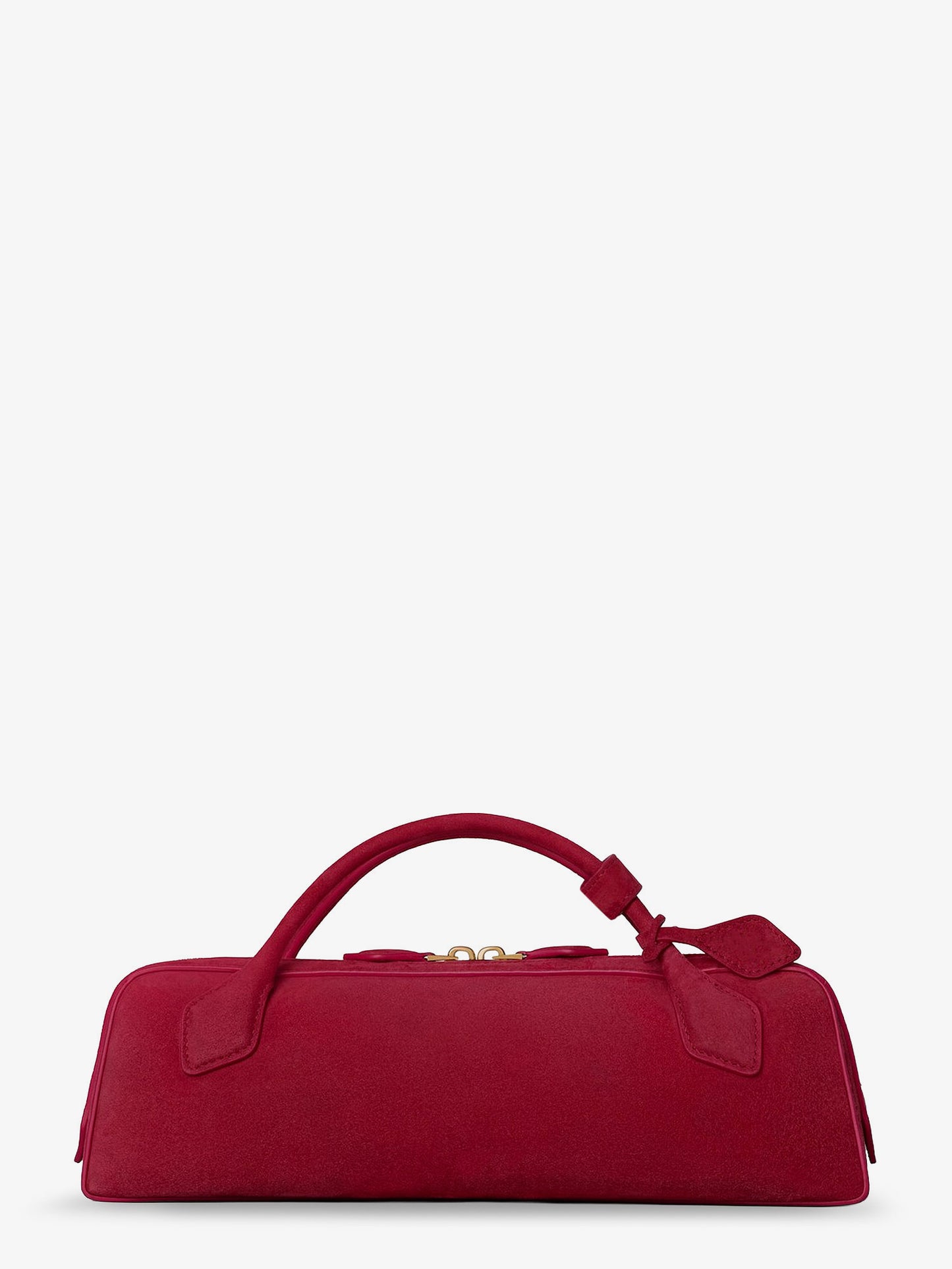 Teckel Clutch suede handbag