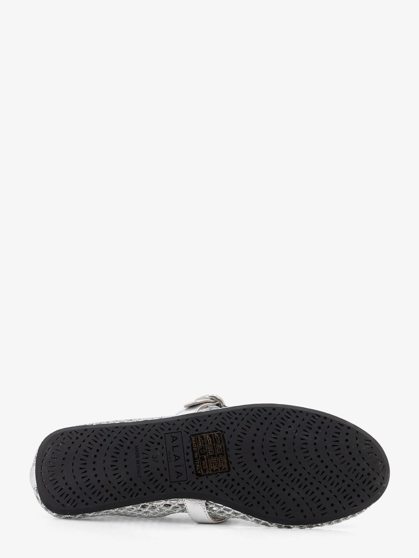 Ballet Flats glitter mesh and leather ballerinas