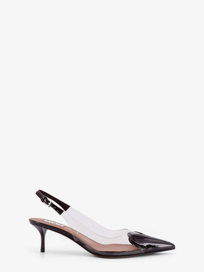 Le Coeur PVC and leather pumps thumbnail