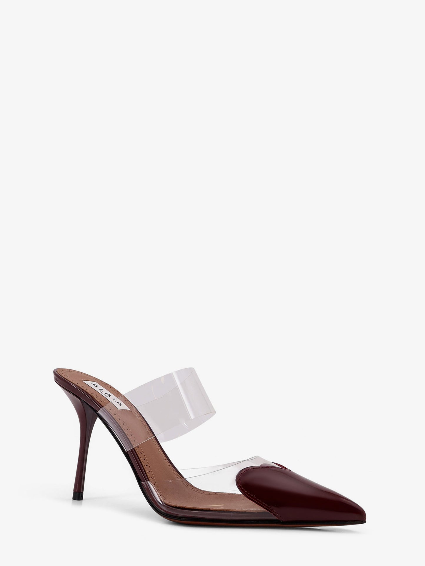 Le Coeur patent leather sandals