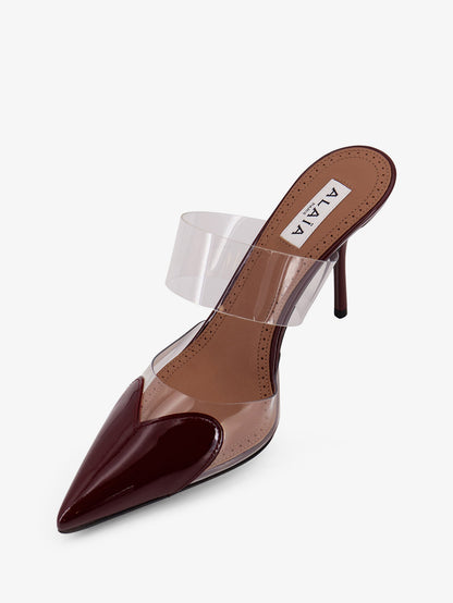Le Coeur patent leather sandals thumbnail