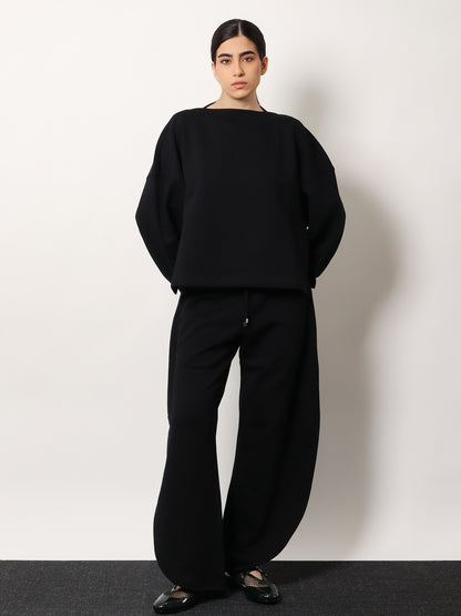 Boatneck cotton sweatshirt thumbnail