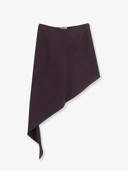 Asymmetric paper and viscose skirt thumbnail