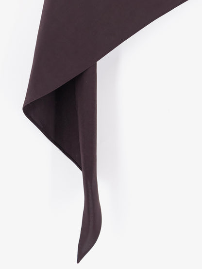 Asymmetric paper and viscose skirt thumbnail