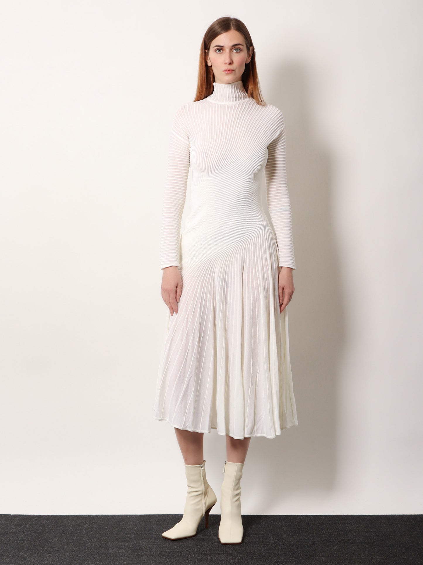 Long wool dress