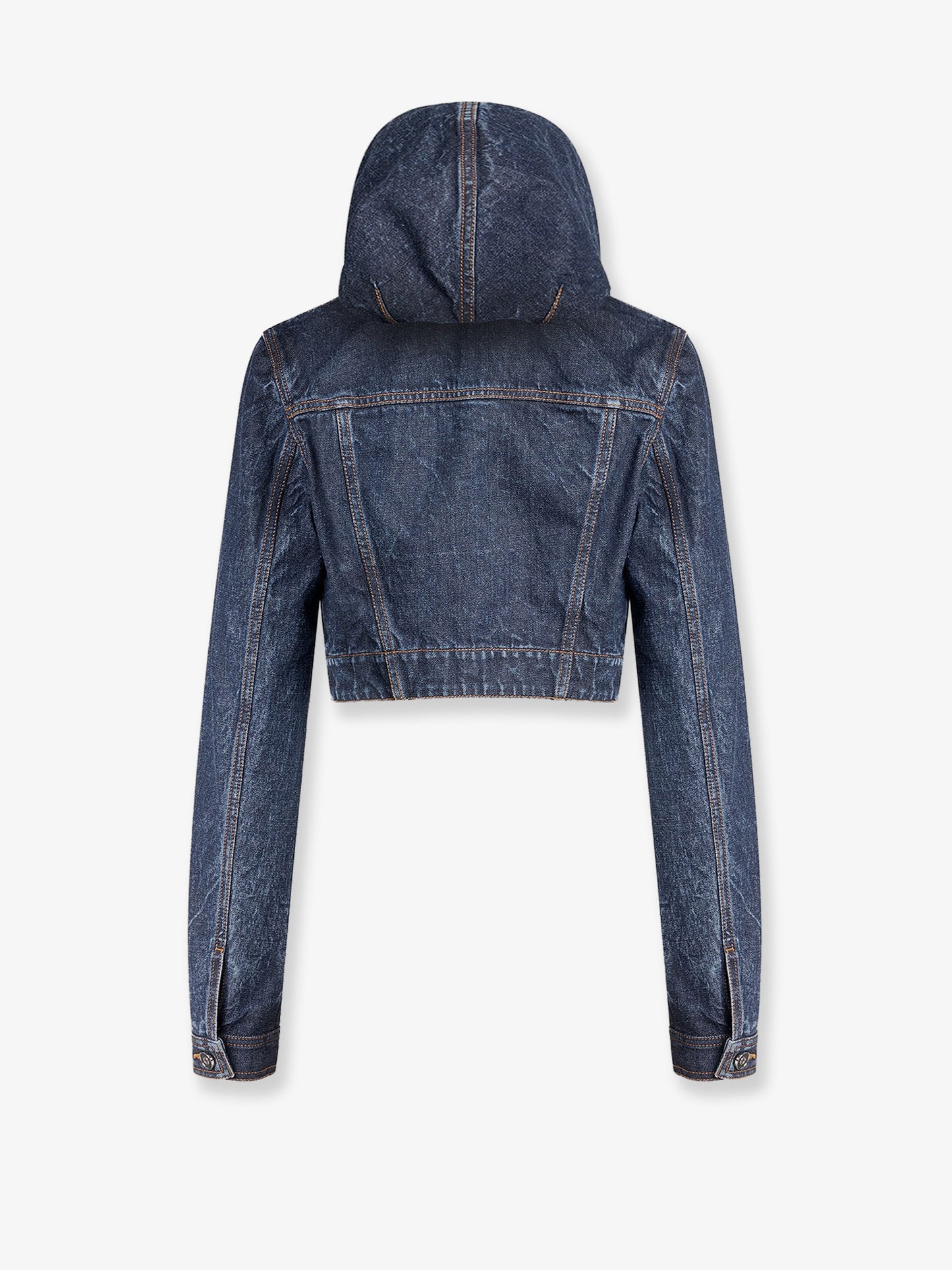 Hooded denim jacket