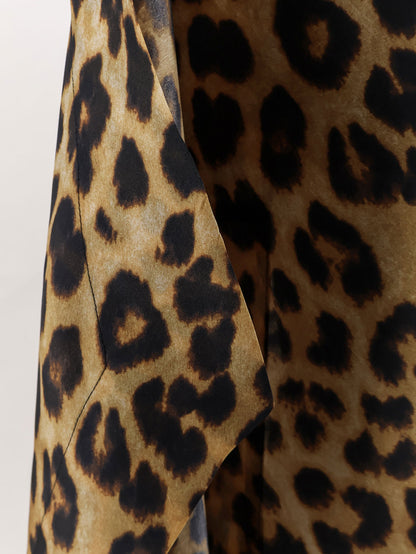 Silk skirt with animal print thumbnail