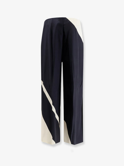 Viscose trousers with bicolor print thumbnail