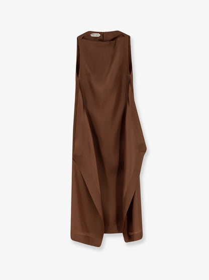 Silk long dress thumbnail