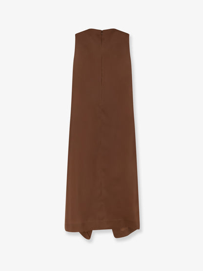Silk long dress thumbnail