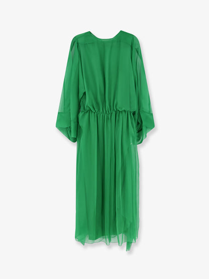 Silk long dress thumbnail