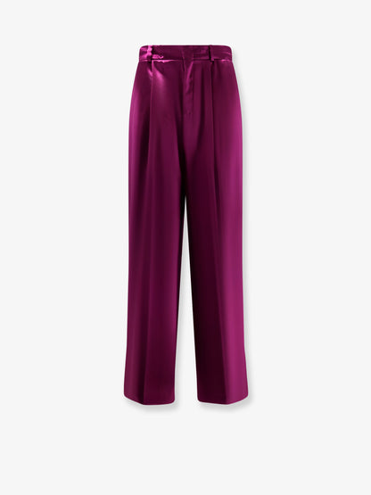 Satin trousers with pinces thumbnail
