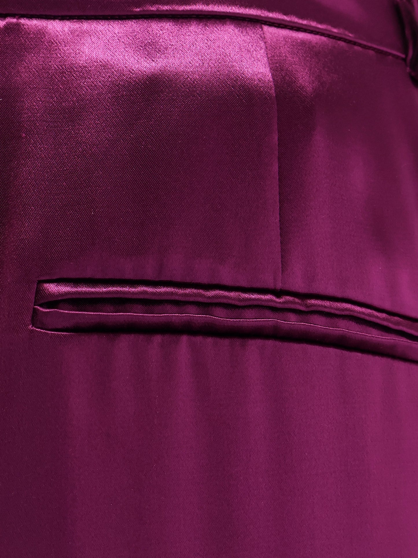Satin trousers with pinces