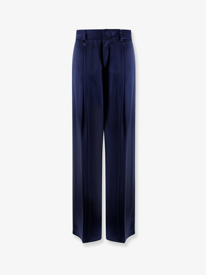 Satin trousers with pinces thumbnail