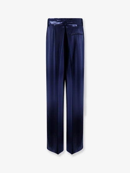 Satin trousers with pinces thumbnail