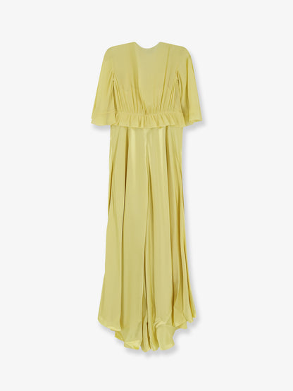 Satin long dress thumbnail