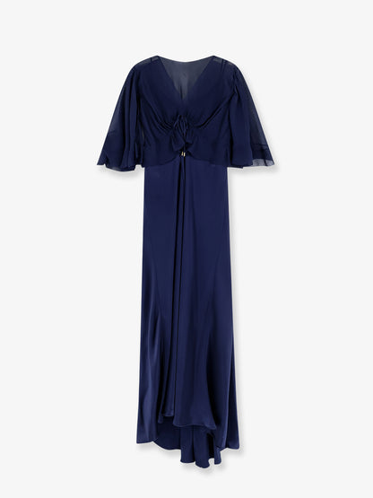 Vestito lungo in satin thumbnail