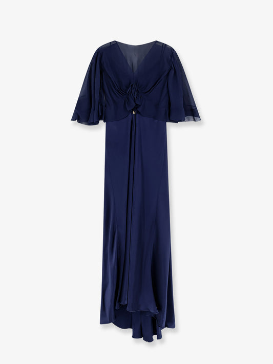 Satin long dress