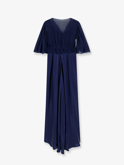 Vestito lungo in satin thumbnail