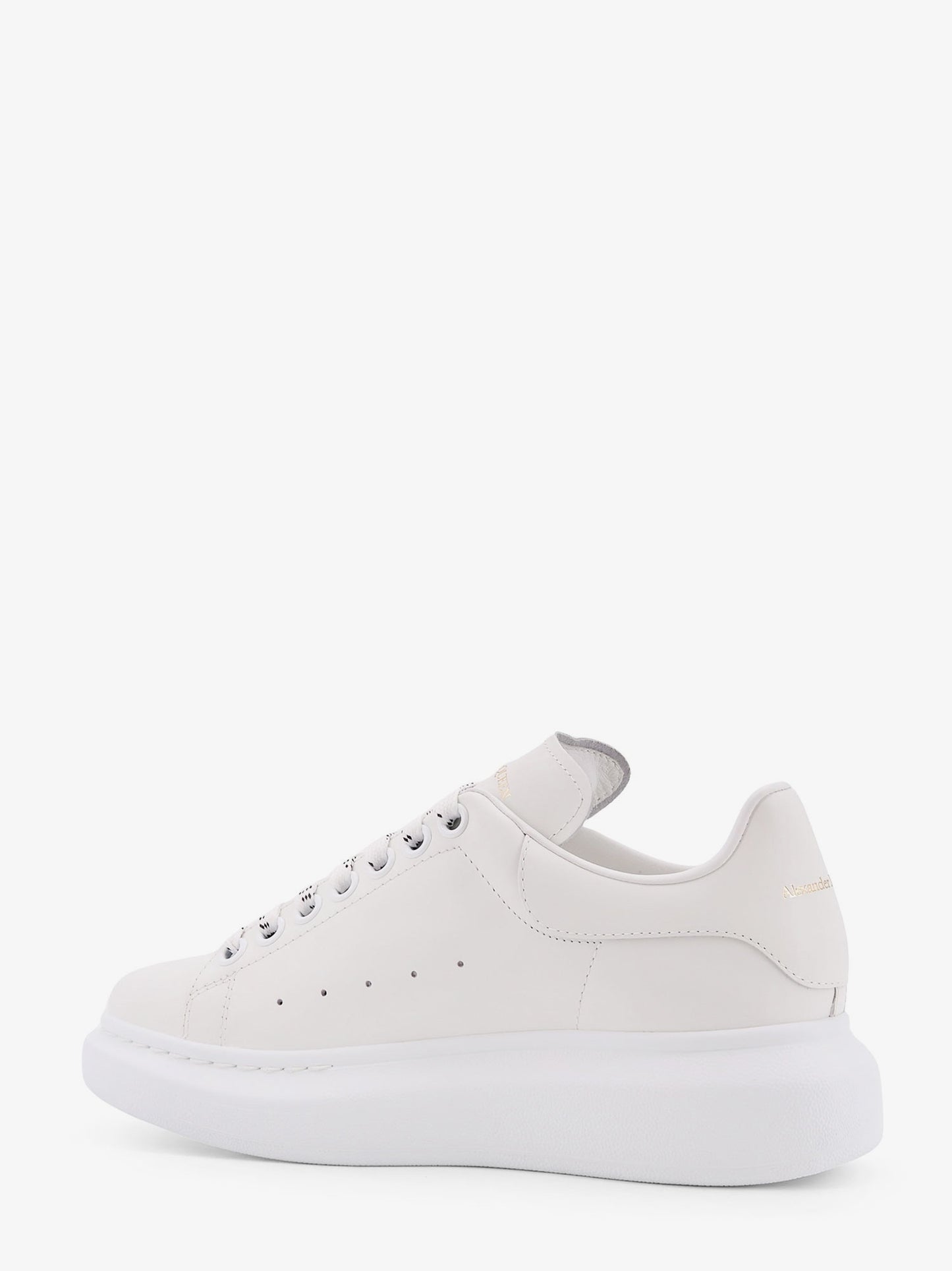 Oversized leather sneakers
