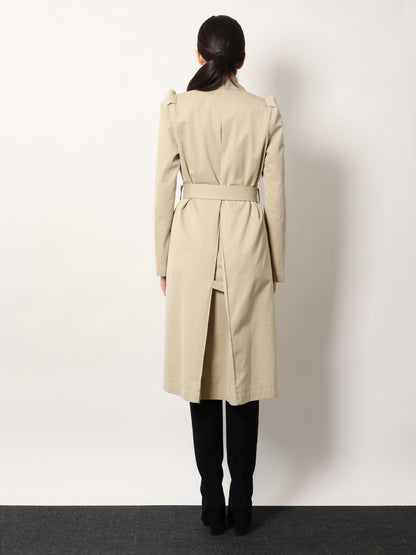 Cotton trench with Puff sleeves thumbnail