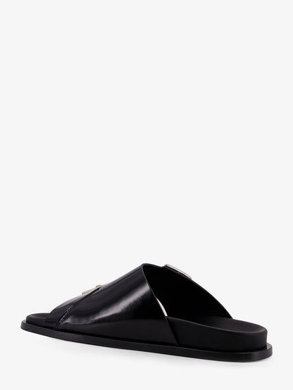 Alba low leather sandals thumbnail