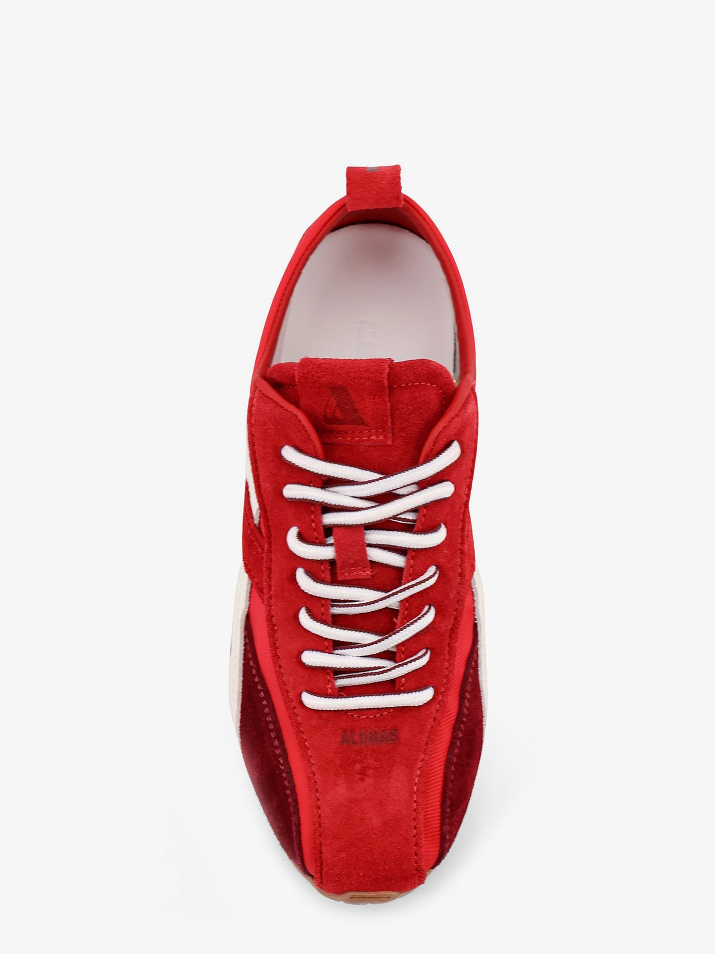 Nylon and suede sneakers