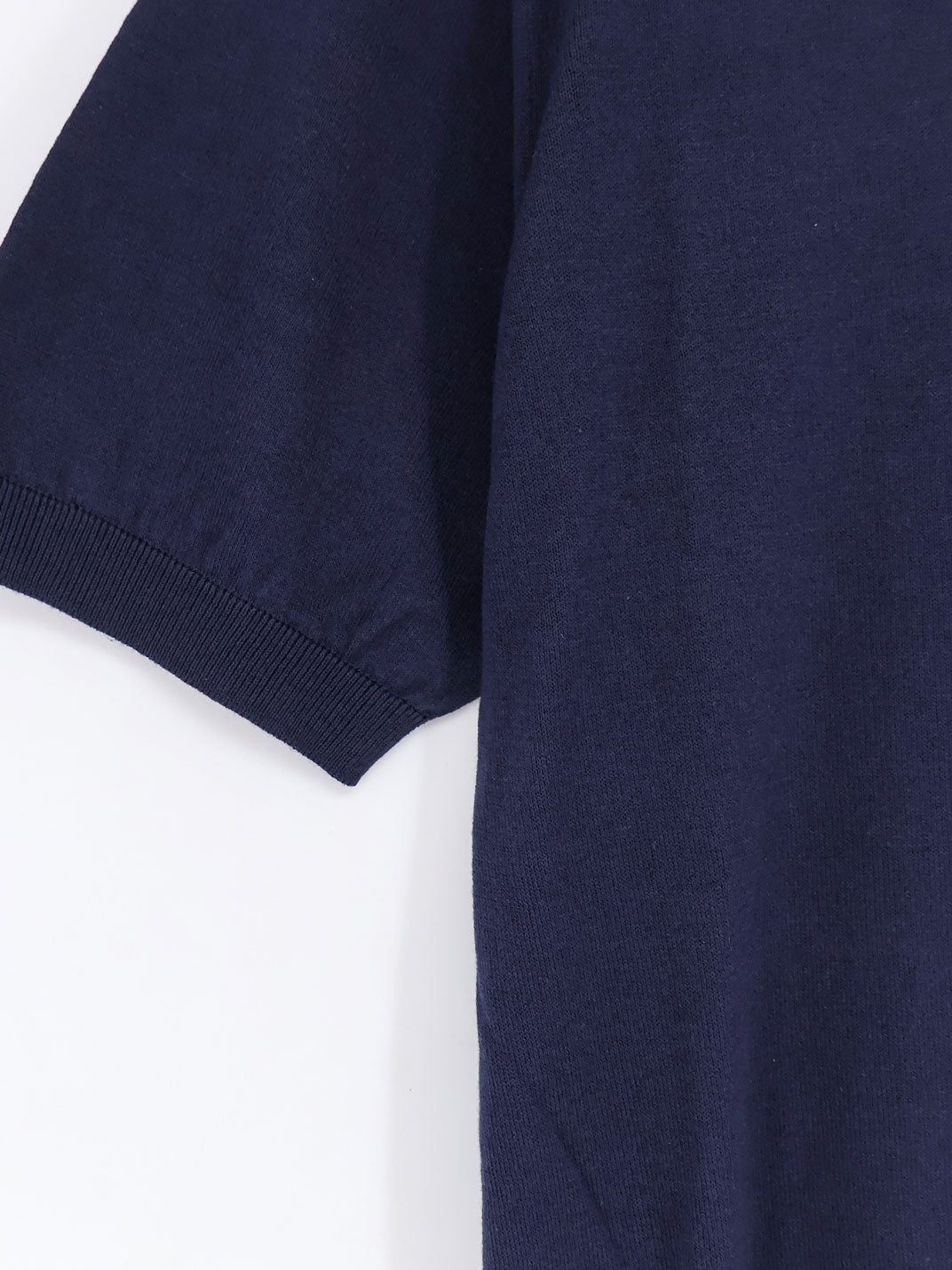 Cotton and silk blend polo shirt