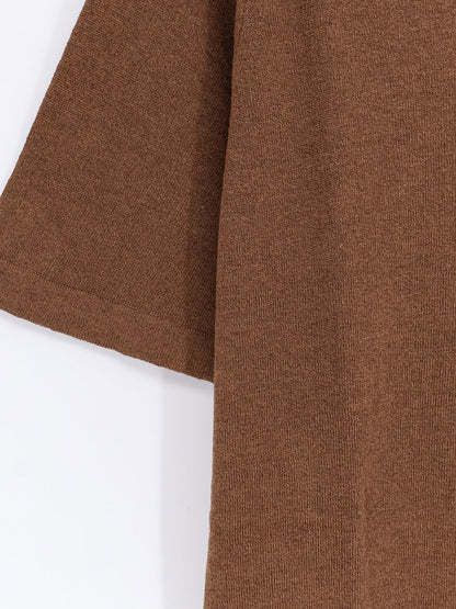 Linen and cotton blend polo shirt thumbnail