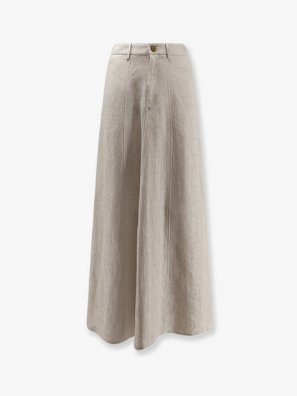Flared linen skirt thumbnail