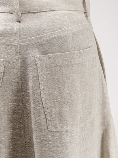 Flared linen skirt thumbnail