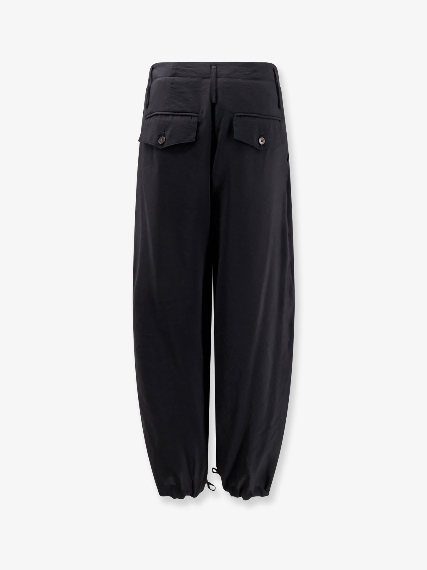 Modal trousers with drawstring detail