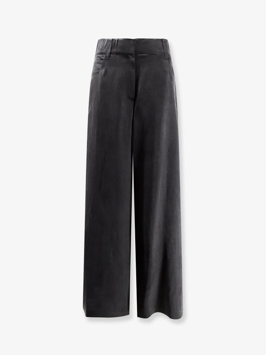 Lyocell and cotton trousers
