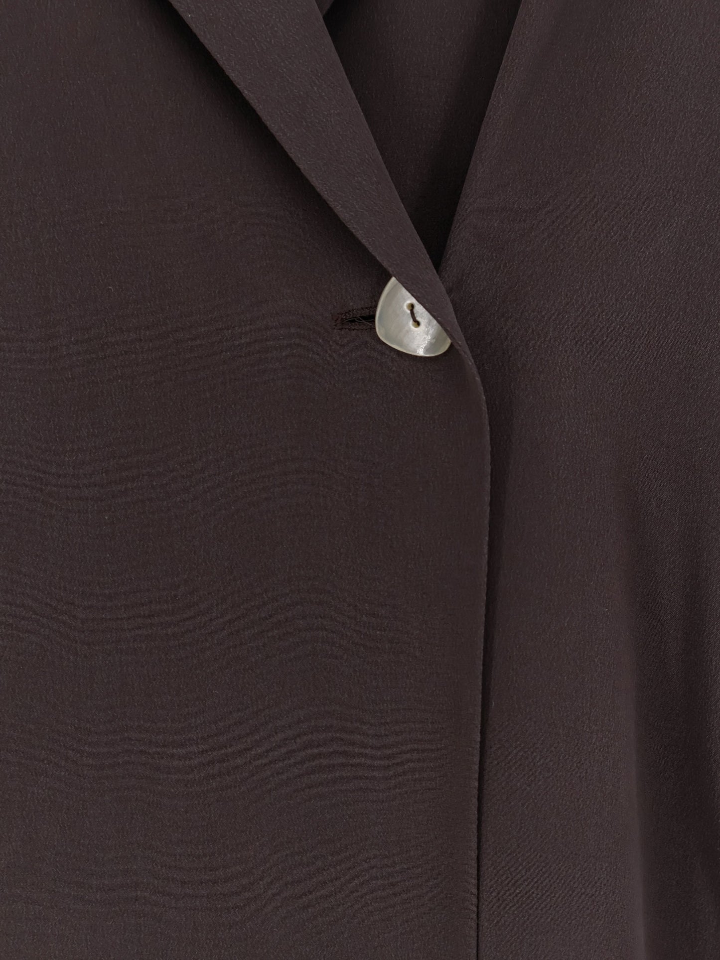 Loose silk blazer