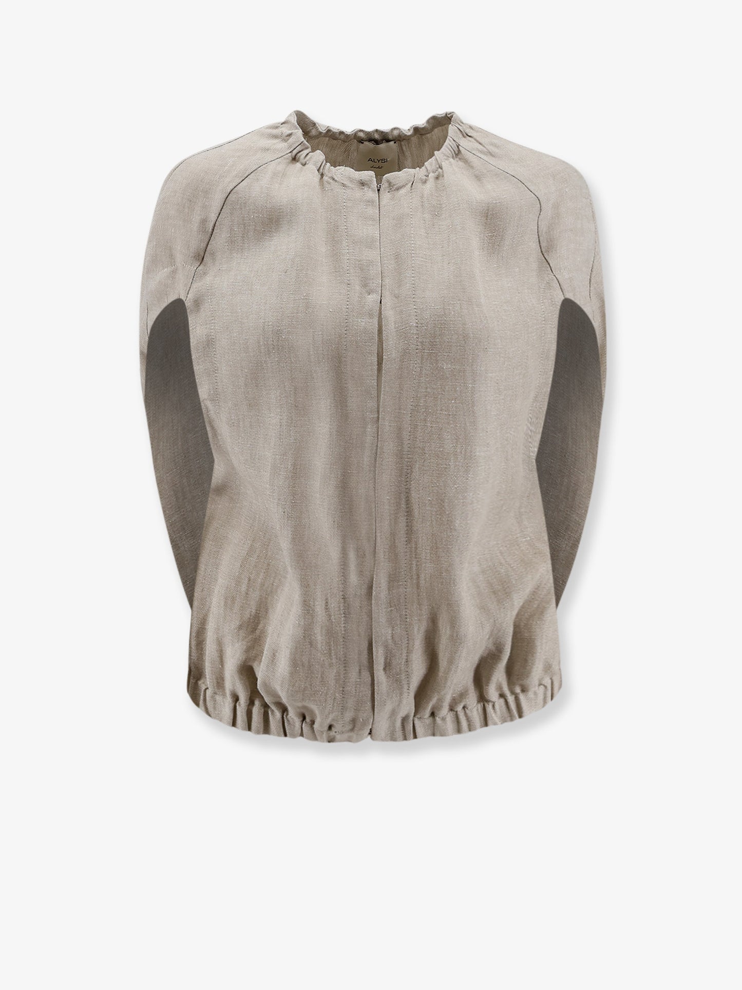 Délavé linen sleeveless jacket