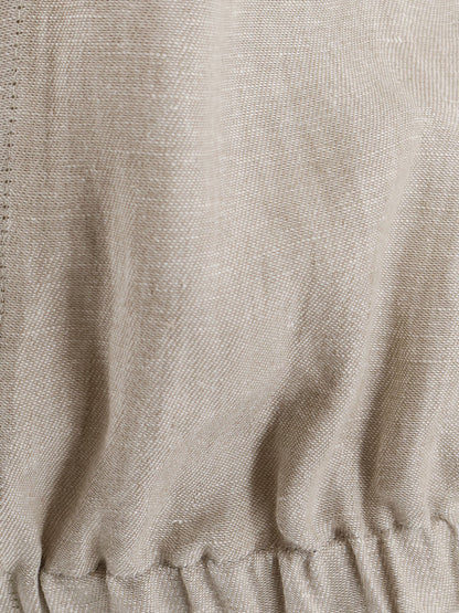 Délavé linen sleeveless jacket thumbnail