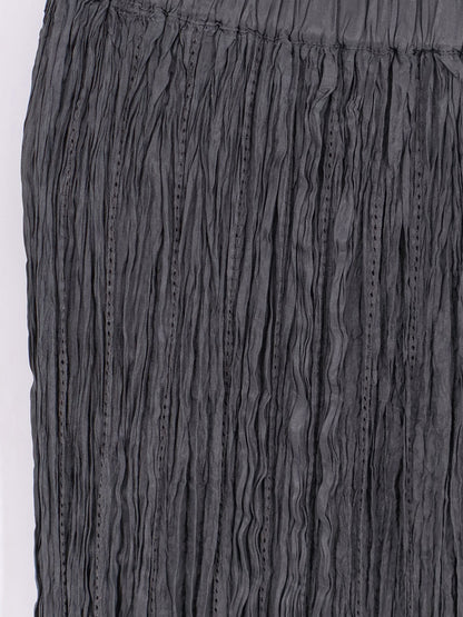 Wrinkled viscose skirt thumbnail