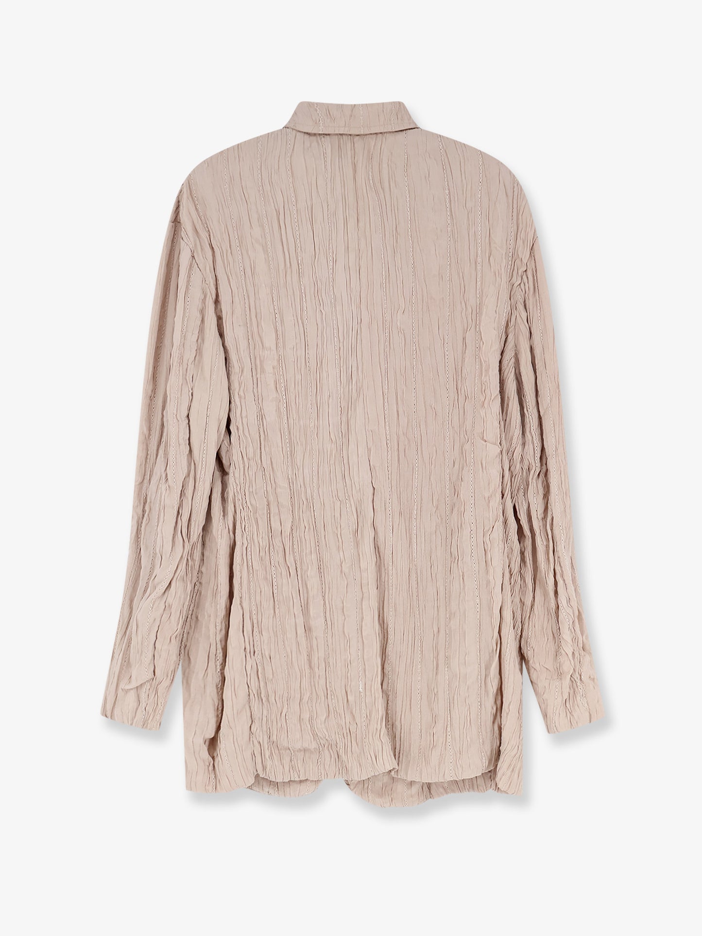 Wrinkled viscose blazer