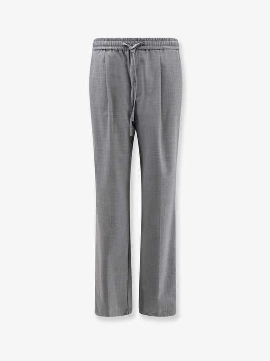 Virgin wool blend trousers