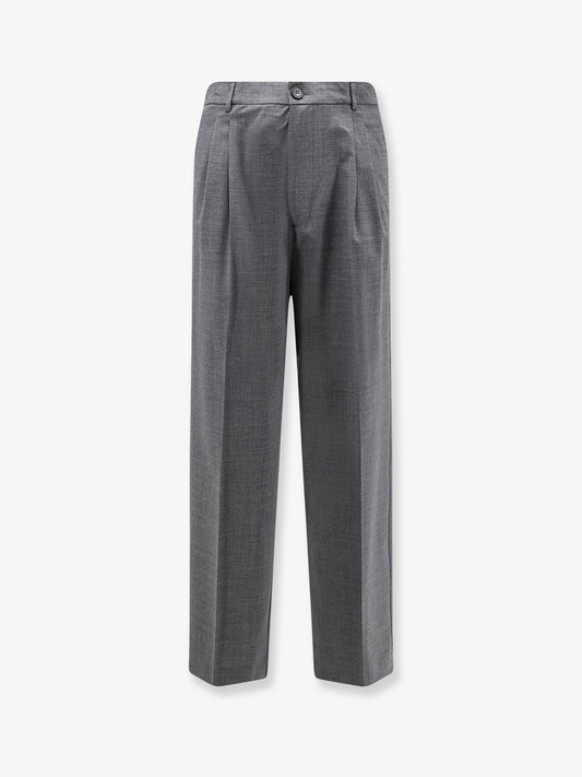 Virgin wool blend trousers